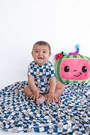 Dream Big Little Co x CoComelon JJ STARRY NIGHT CHECKERS DREAM SHORT SET