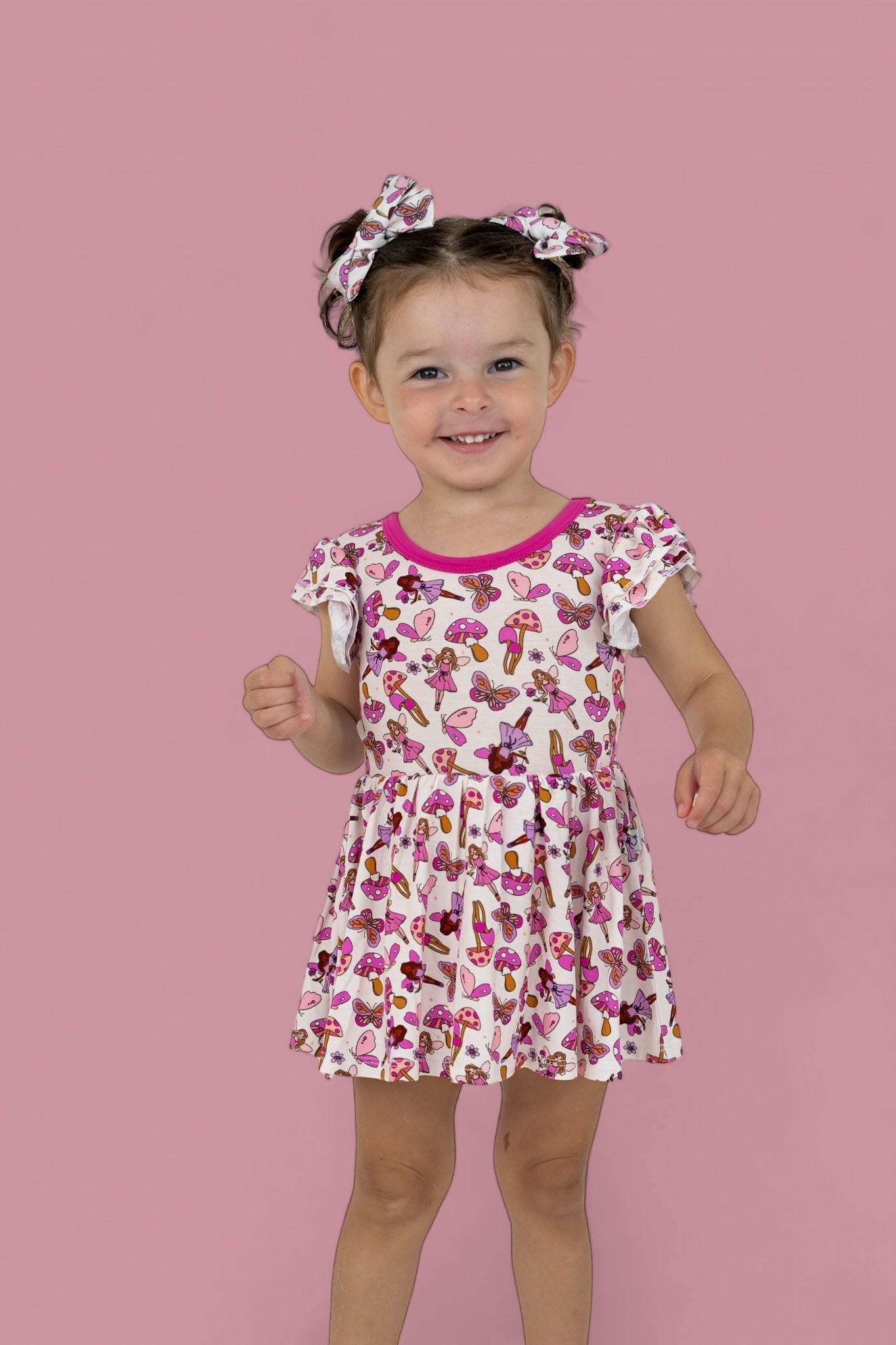 EXCLUSIVE FAIRY FRIENDS DREAM CAP SLEEVE BODYSUIT DRESS