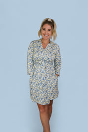 VINTAGE CITRUS TOILE WOMEN'S DREAM ROBE