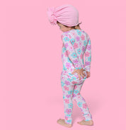 VIOLET FIELDS DREAM RUFFLE ROMPER