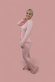 CORAL FEATHERED WOMEN'S DREAM FLARE SET