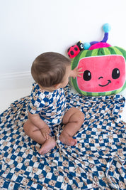 Dream Big Little Co x CoComelon JJ STARRY NIGHT CHECKERS DREAM SHORT SET