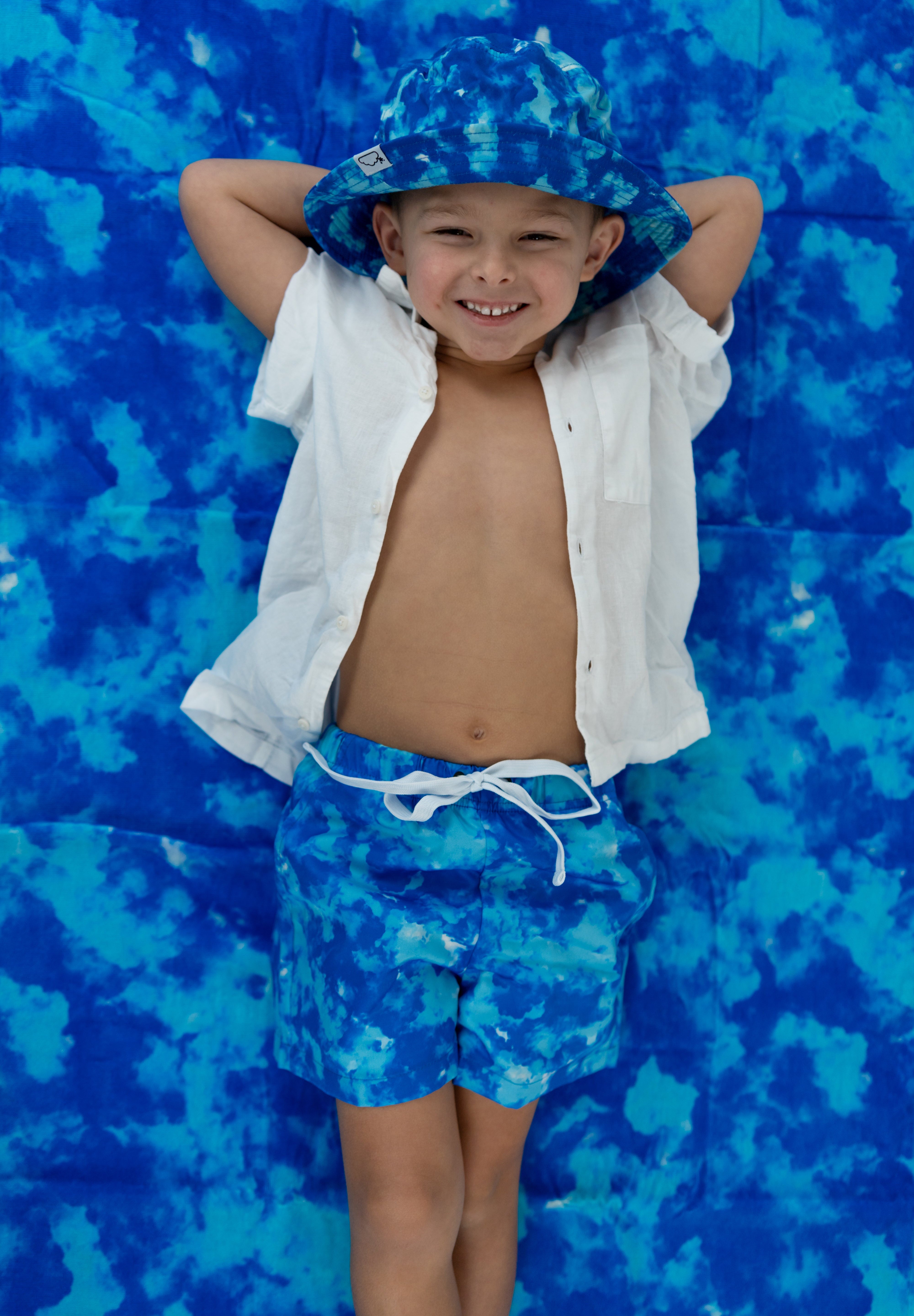 SAPPHIRE SEAS BOY'S DREAM SWIM TRUNKS
