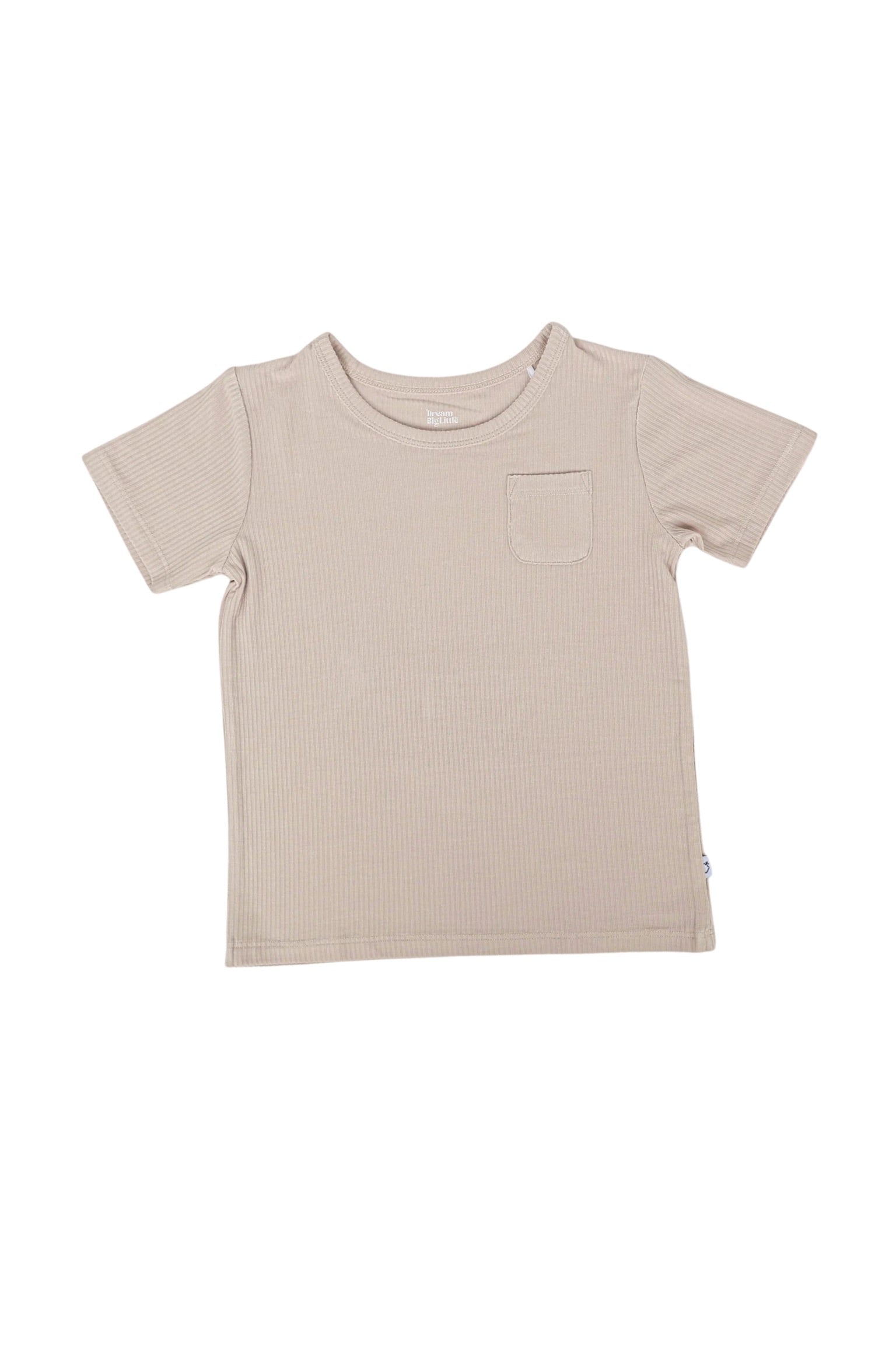 TOTALLY TAN RIB DREAM POCKET TEE