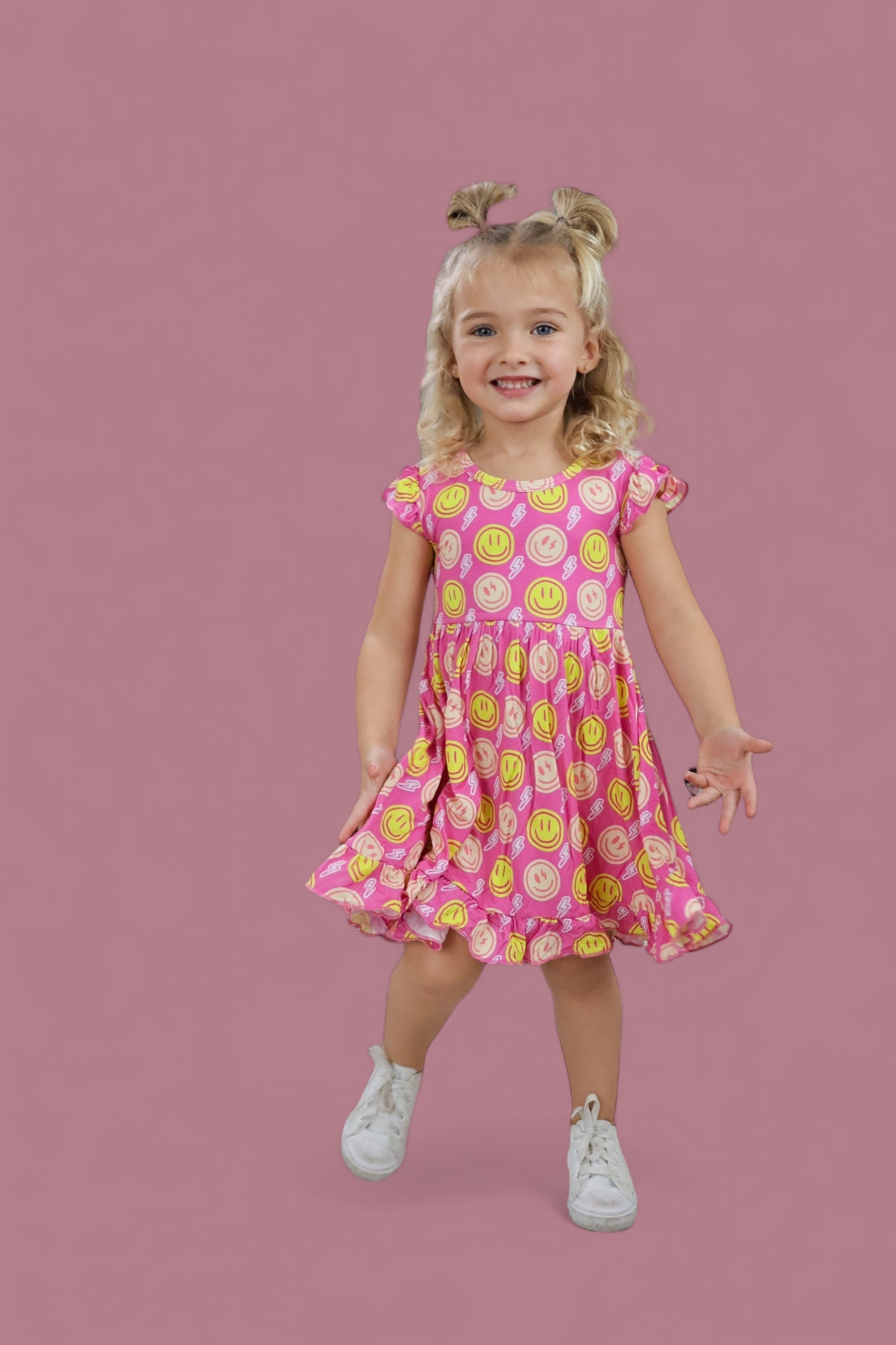 RADIANT SMILES DREAM RUFFLE DRESS