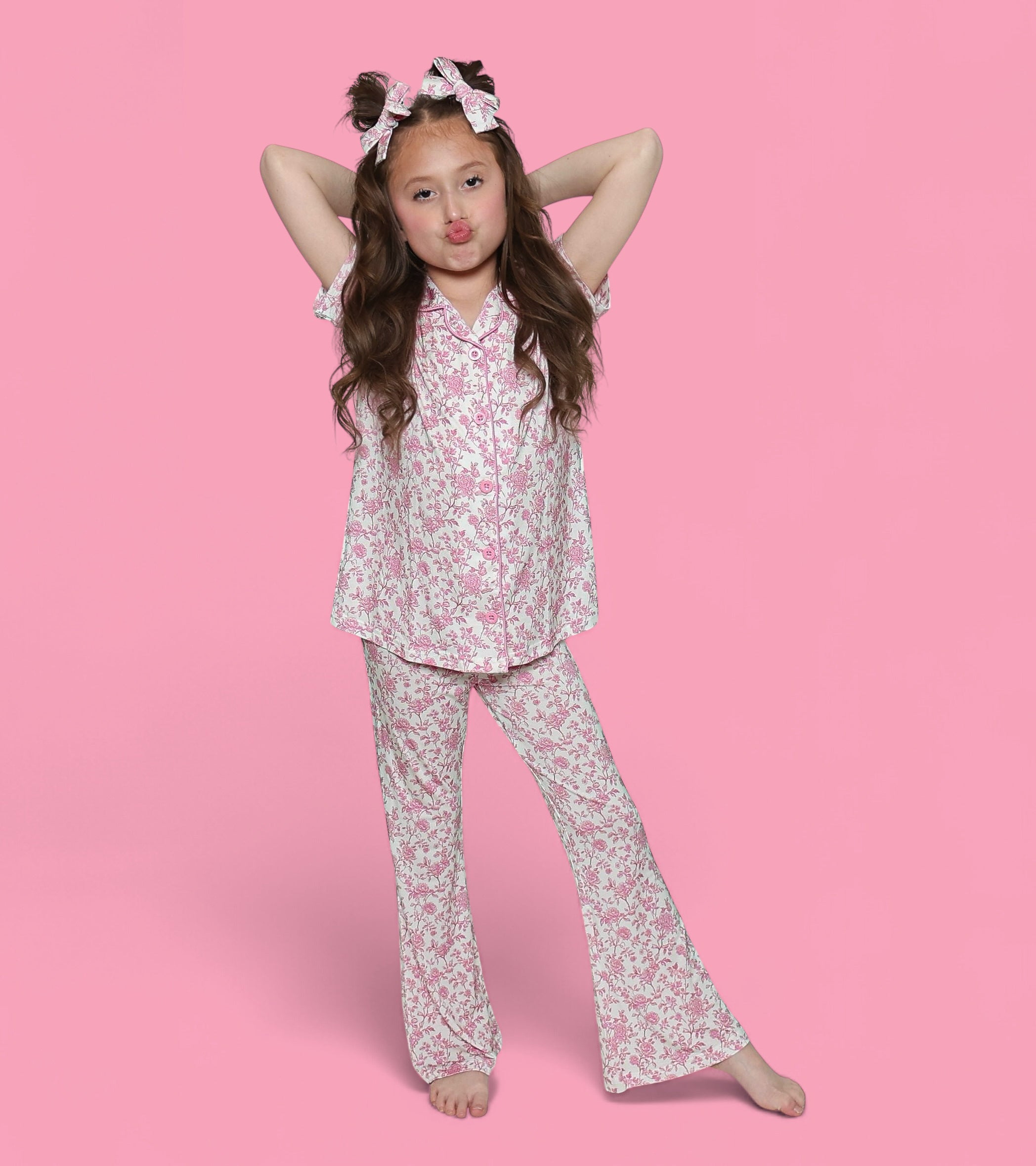 ROSEWOOD TOILE DREAM GIRL'S FLARE SET