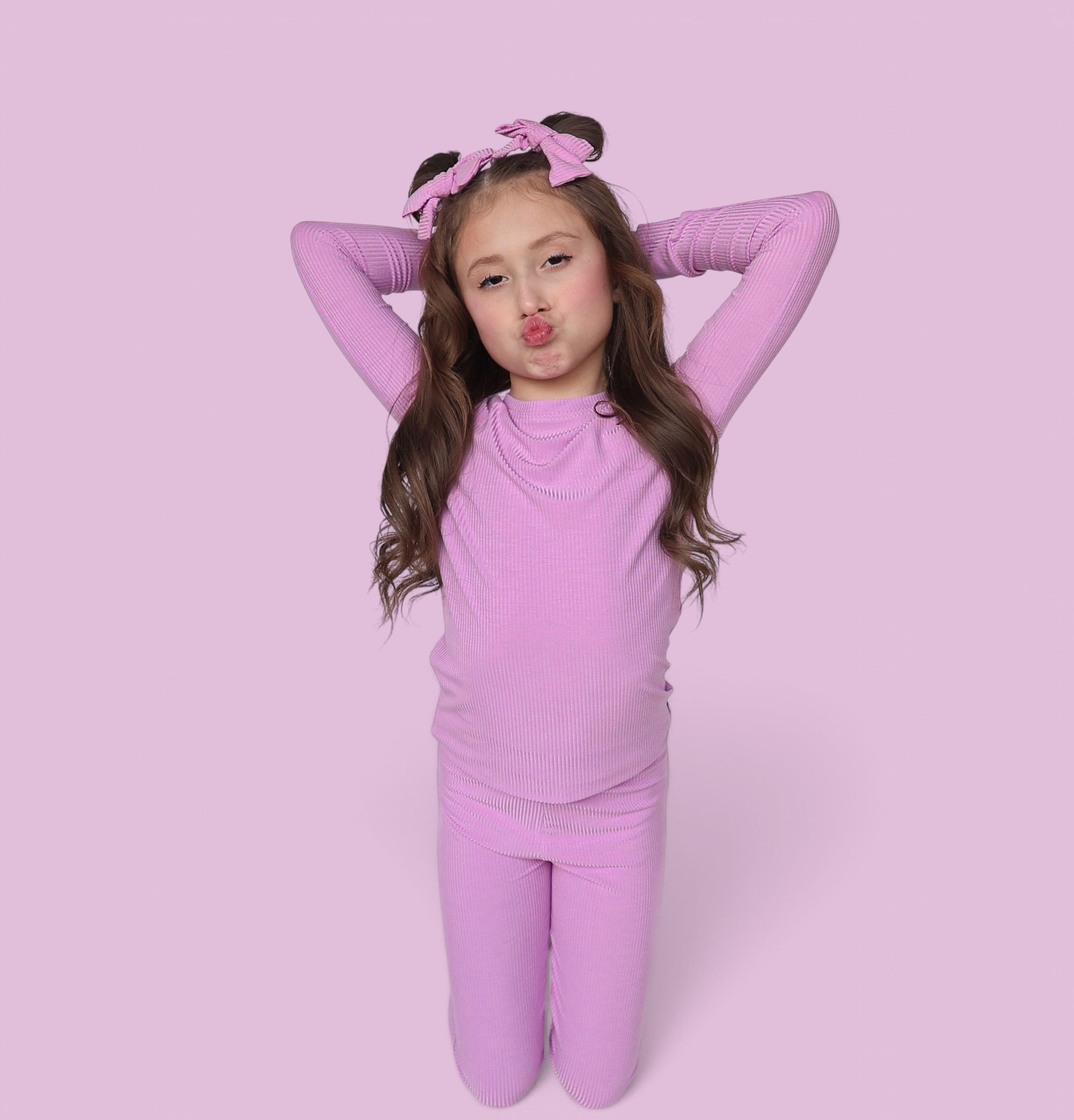 FOREVER LILAC RIB DREAM SET