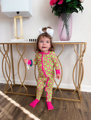 WILD DAISY CHECKERS DREAM ROMPER
