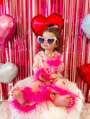PUCKER UP GIRL'S FLARE FEATHERED DREAM SET