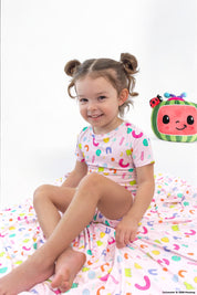Dream Big Little Co x CoComelon ALPHABET DREAM SHORT SET