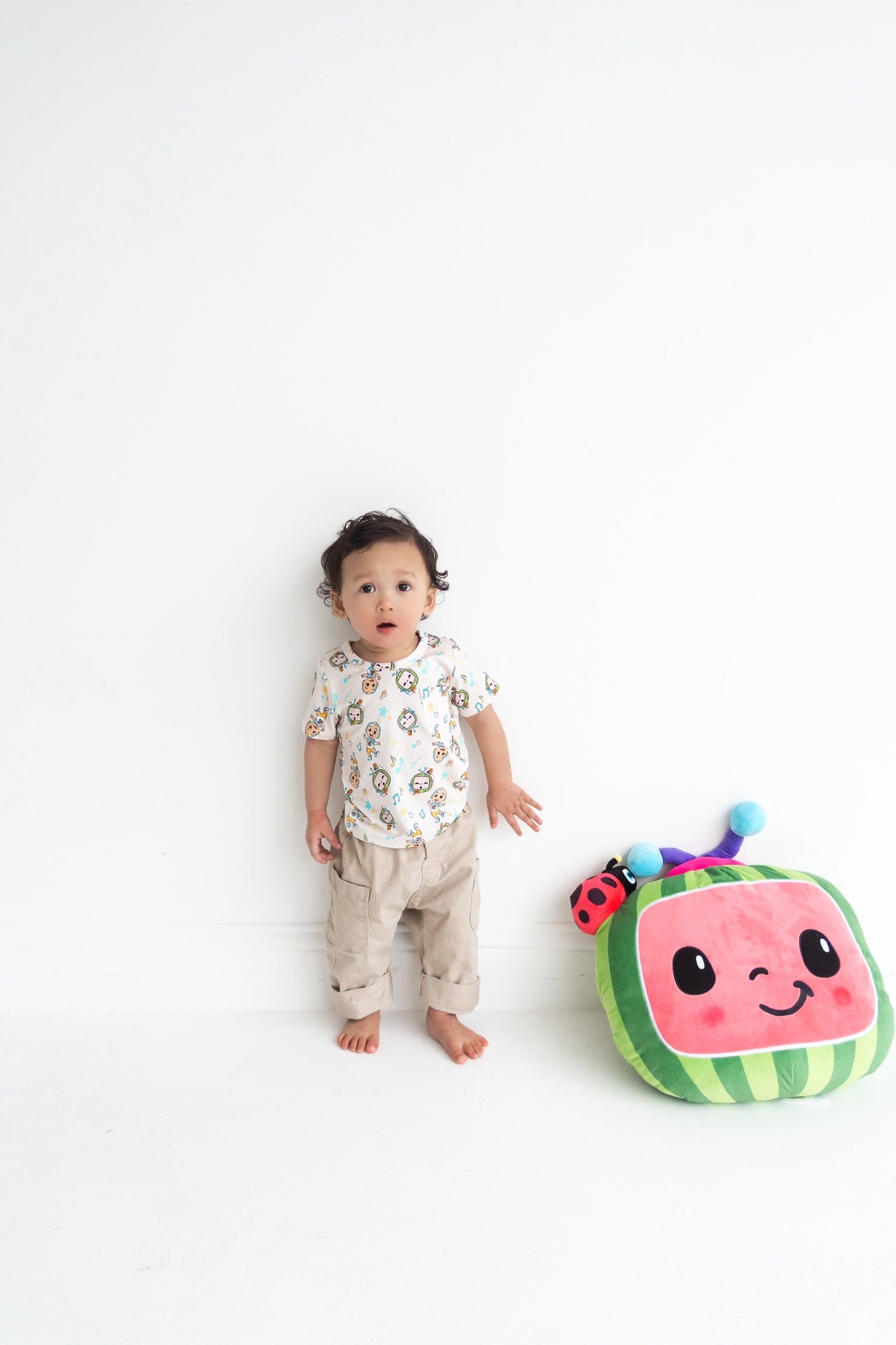Dream Big Little Co x CoComelon JJ MUSICAL MELON DREAM POCKET TEE