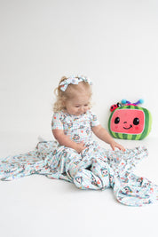 Dream Big Little Co x CoComelon SPRINGTIME MELON DREAM SHORT SET