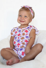 EXCLUSIVE PEANUT BUTTER JELLY TIME DREAM RUFFLE SHORT SET