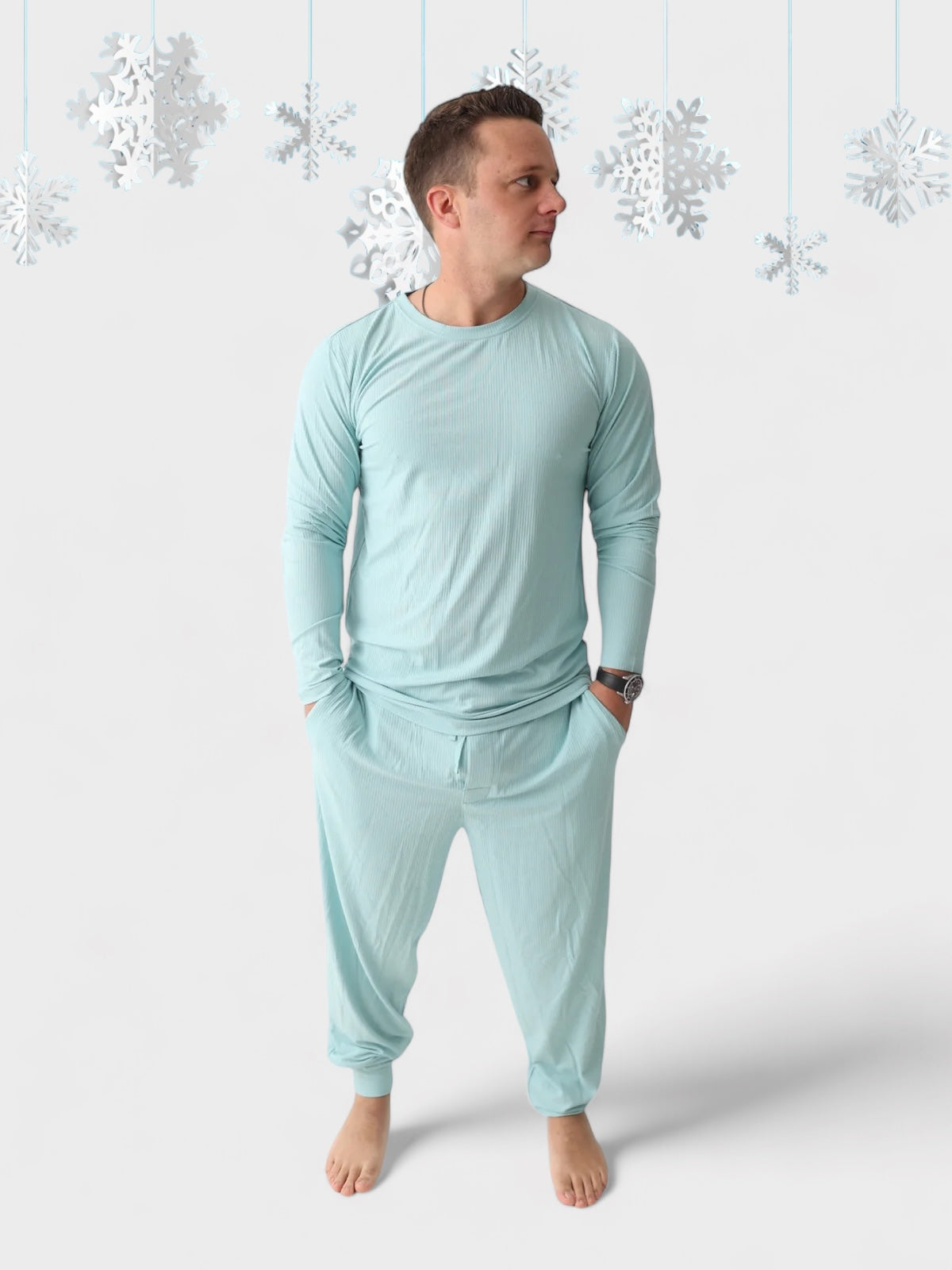 HAZY BLUE RIB DREAM MEN'S TOP
