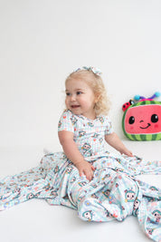 Dream Big Little Co x CoComelon SPRINGTIME MELON DREAM SHORT SET