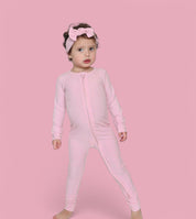 PINK ROSE RIB DREAM ROMPER
