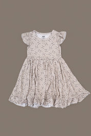 EXCLUSIVE SWING FOR THE STARS DREAM CAP SLEEVE RUFFLE DRESS