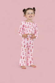 EXCLUSIVE YEE HAW HOLLIE DREAM SMOCKED FLARE SET