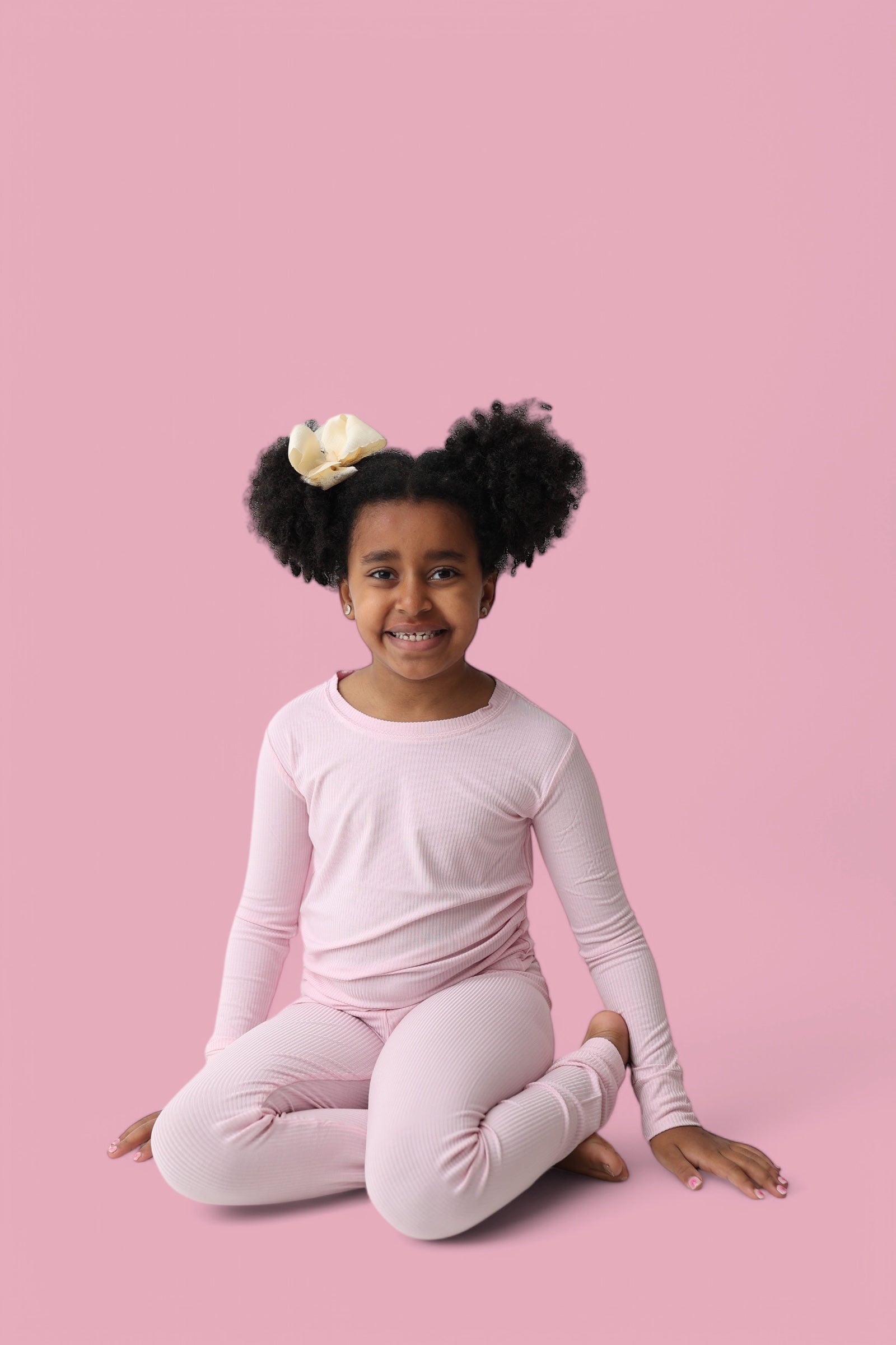 PINK ROSE RIB DREAM SET