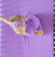 PURPLE DREAM CRIB SHEET