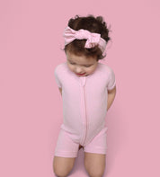 PINK ROSE RIB SHORTIE