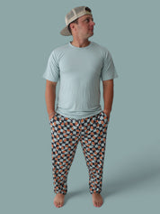 EXCLUSIVE LUKE'S FANTASY FOOTBALL SHORT SLEEVE MEN'S DREAM JOGGER SET