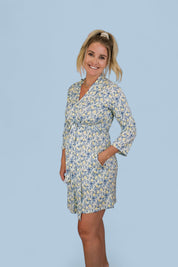 VINTAGE CITRUS TOILE WOMEN'S DREAM ROBE