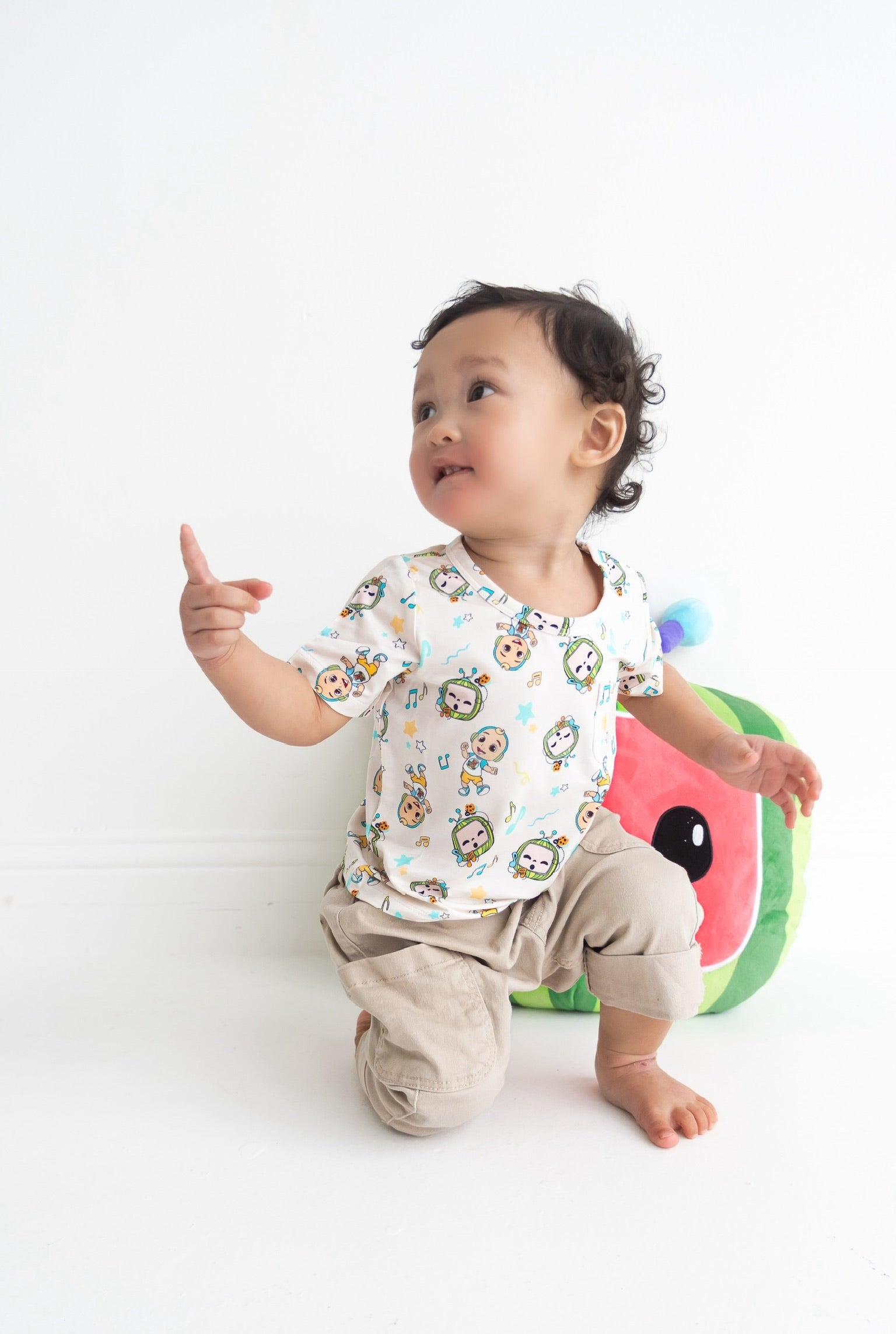Dream Big Little Co x CoComelon JJ MUSICAL MELON DREAM POCKET TEE