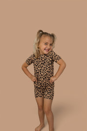 LEOPARD DREAM SHORT SET