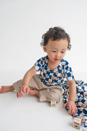 Dream Big Little Co x CoComelon JJ STARRY NIGHT CHECKERS DREAM POCKET TEE