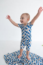 Dream Big Little Co x CoComelon  JJ STARRY NIGHT CHECKERS DREAM SHORTIE