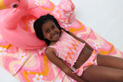 GROOVY FLORAL DREAM TANKINI TWO PIECE SWIM SUIT