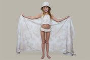 SANDY SHORES DREAM SMOCKED TWO PIECE SWIM SUIT
