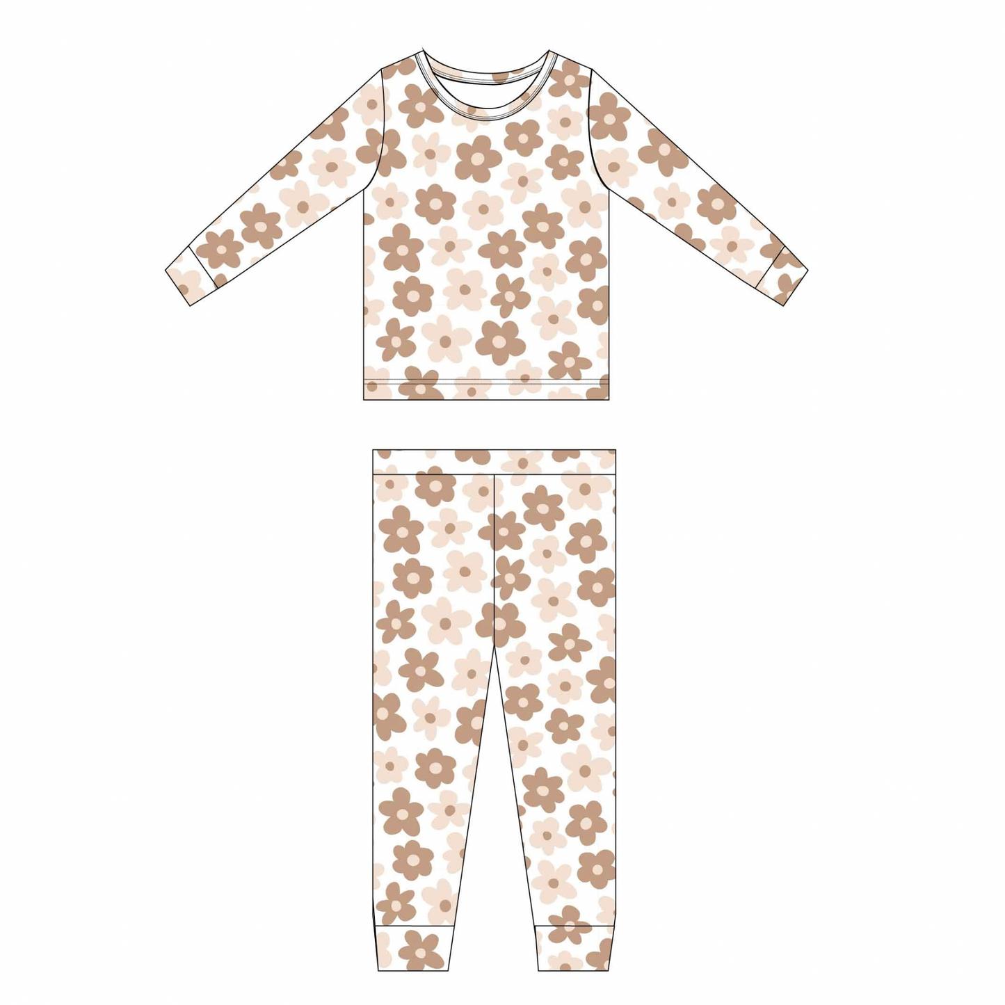 Sad Beige Daisy | Set
