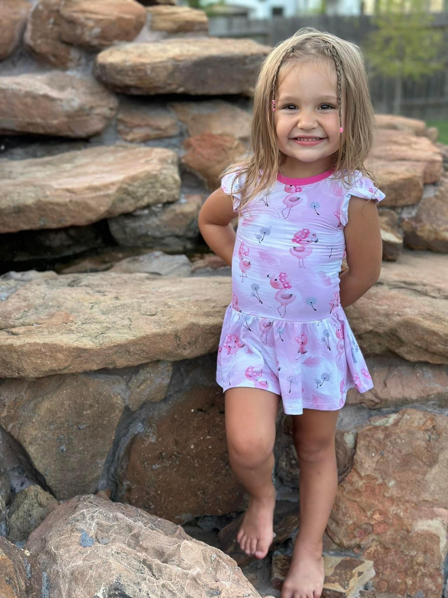 Let’s Flamingle | Twirl Dress