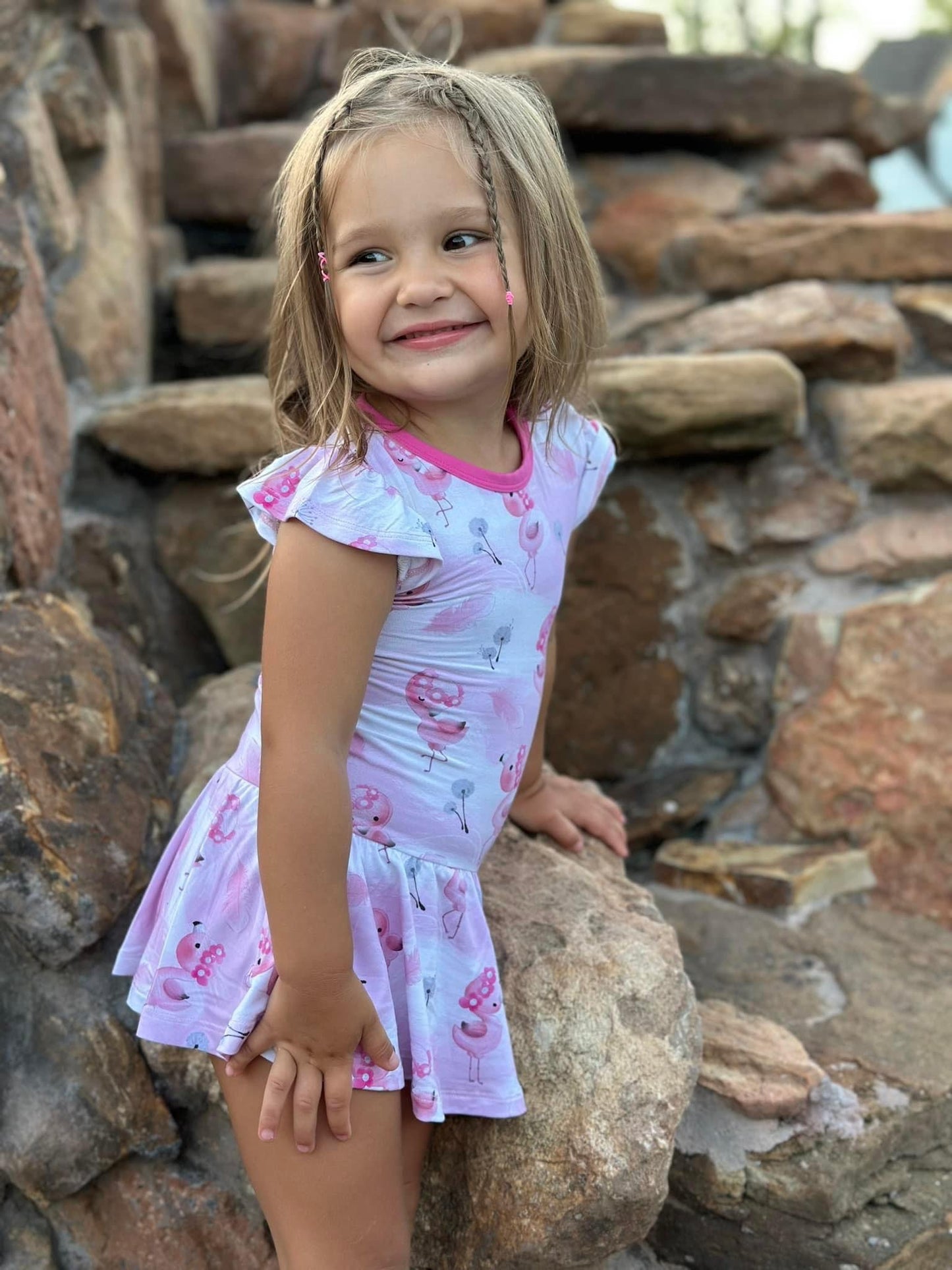 Let’s Flamingle | Twirl Dress
