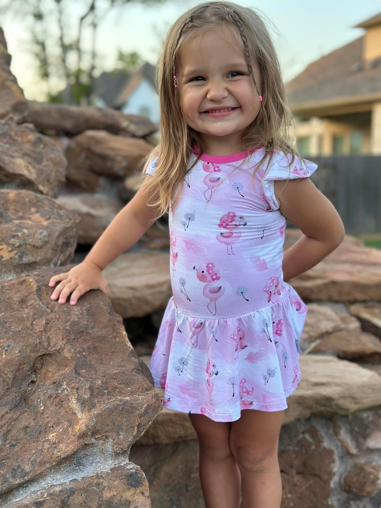 Let’s Flamingle | Twirl Dress