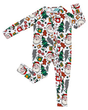 Bamboo Zip Romper | Christmas Vibes