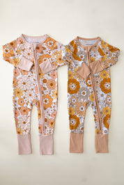 Bamboo Zip Romper | Petal Pop