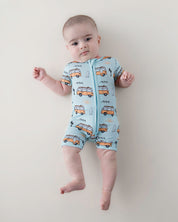 Bamboo Shorty Romper | Retro Beach