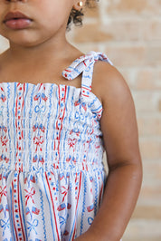 Caroline - Smocked Diaper Dress Set