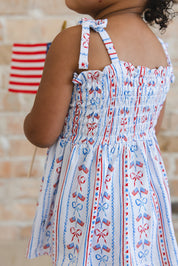 Caroline - Smocked Diaper Dress Set