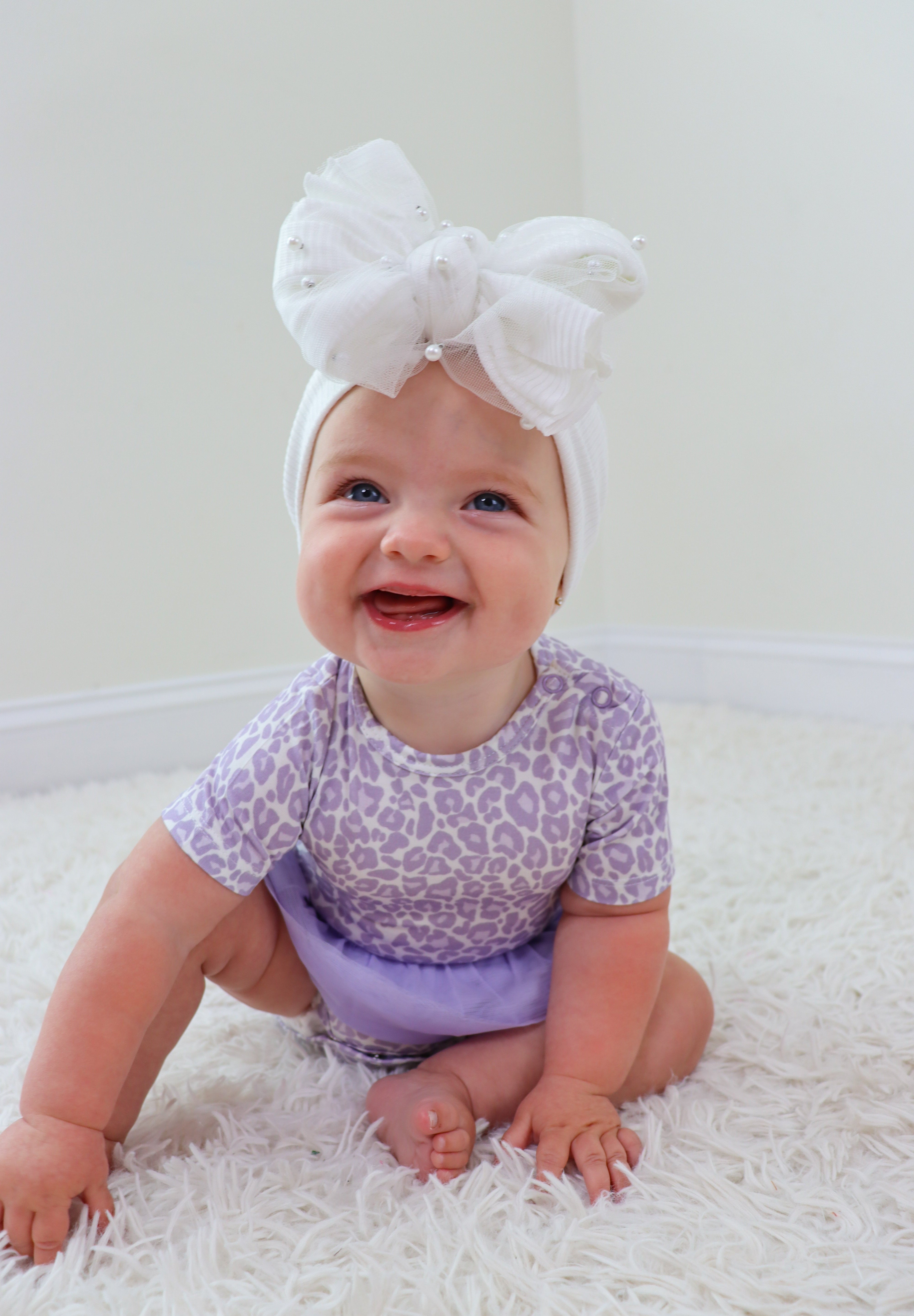 LAVENDER LEOPARD DREAM TUTU BODYSUIT DRESS