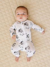 Bamboo Zip Romper | Cool Santa