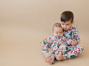 Bamboo Zip Romper | Christmas Vibes