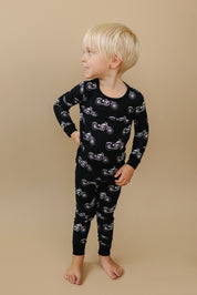 Bamboo Two Piece Set | Born to Ride Black