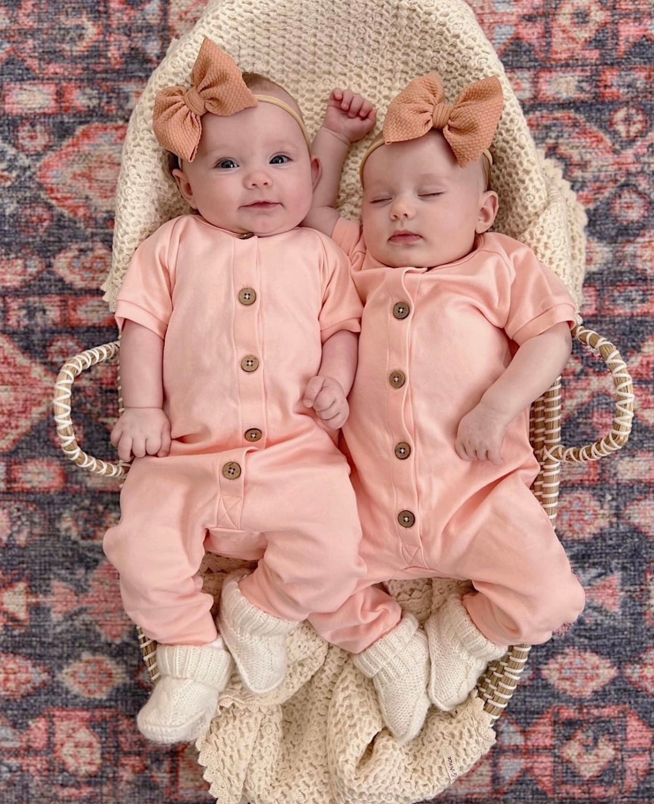 Beckett Romper | Blush