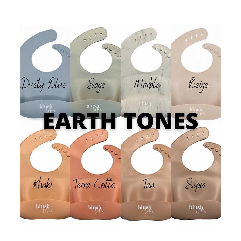 Blush Lotus Silicone Bib