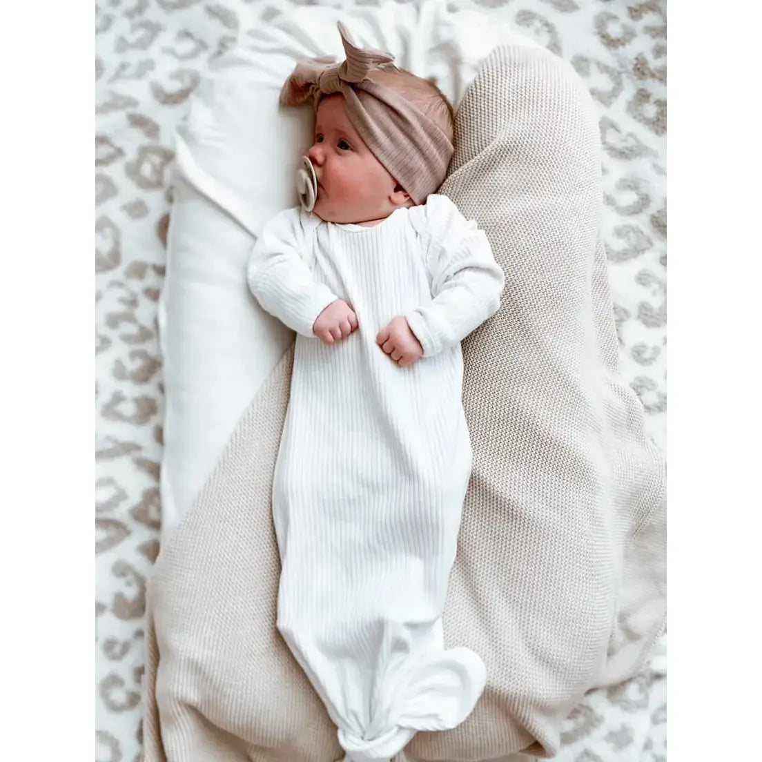 Monroe Knot Gown | Dove