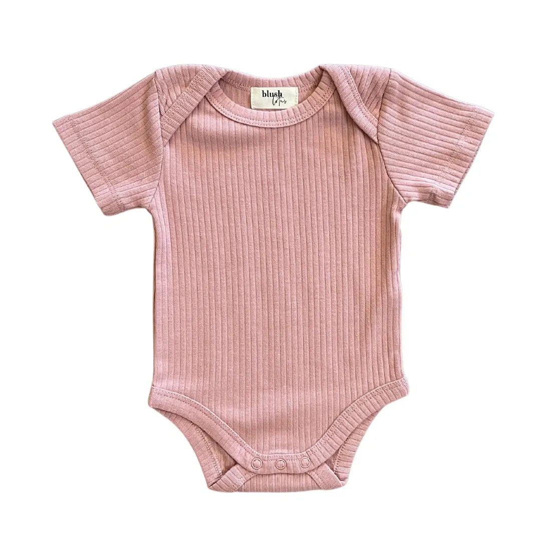 Presley Bodysuit | Short Sleeve | Dusty Rose